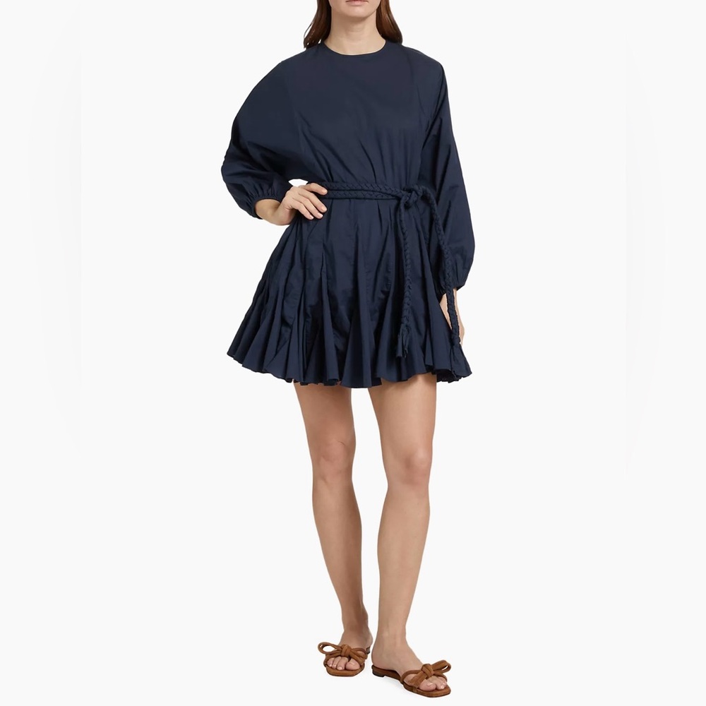 Rhode Ella Cotton Braided Belt Minidress